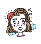 teenager's bangs（個別スタンプ：7）