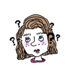 teenager's bangs（個別スタンプ：14）