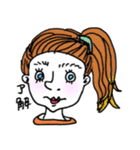 teenager's bangs（個別スタンプ：31）