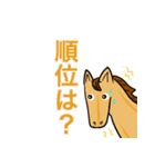 お馬さんをとりまく日常会話フレーズ（個別スタンプ：25）