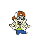 Nah Ther The Naughty Boy DukDik（個別スタンプ：12）