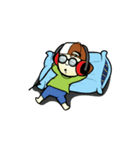 Nah Ther The Naughty Boy DukDik（個別スタンプ：24）