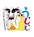ポップなアニマルスタンプ。（個別スタンプ：34）