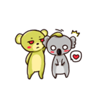 Koala and Green Bear（個別スタンプ：10）