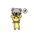 Koala and Green Bear（個別スタンプ：14）