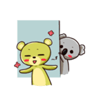 Koala and Green Bear（個別スタンプ：15）