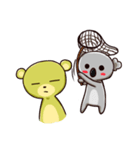 Koala and Green Bear（個別スタンプ：16）