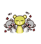 Koala and Green Bear（個別スタンプ：39）