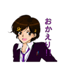 男子高校生三人組（個別スタンプ：16）
