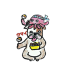 フレブル★まゆげ犬どん⑤（個別スタンプ：5）
