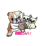 フレブル★まゆげ犬どん⑤（個別スタンプ：10）