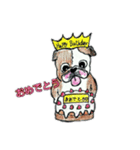 フレブル★まゆげ犬どん⑤（個別スタンプ：26）