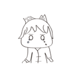 everyday life 1 of Little Fox ghost（個別スタンプ：9）