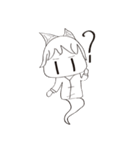 everyday life 1 of Little Fox ghost（個別スタンプ：17）