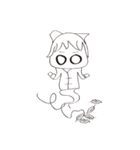 everyday life 1 of Little Fox ghost（個別スタンプ：18）