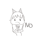 everyday life 1 of Little Fox ghost（個別スタンプ：25）