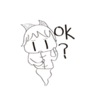 everyday life 1 of Little Fox ghost（個別スタンプ：26）
