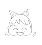 everyday life 1 of Little Fox ghost（個別スタンプ：32）