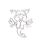 everyday life 1 of Little Fox ghost（個別スタンプ：39）
