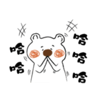 White bear coming（個別スタンプ：4）