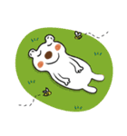 White bear coming（個別スタンプ：5）