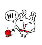 USAWAKAME1 Lazy day（個別スタンプ：1）