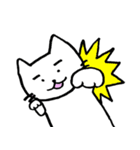 白猫のねこ丸 2（個別スタンプ：3）