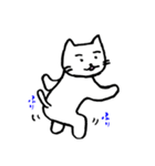 白猫のねこ丸 2（個別スタンプ：5）