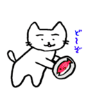 白猫のねこ丸 2（個別スタンプ：31）