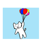 白猫のねこ丸 2（個別スタンプ：34）