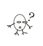 EGG BRO DISAPPEAR(transparent)（個別スタンプ：1）