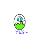 EGG BRO DISAPPEAR(transparent)（個別スタンプ：16）