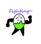 EGG BRO DISAPPEAR(transparent)（個別スタンプ：36）