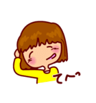 彼女の一日（個別スタンプ：32）