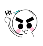 of bushy eyebrows person（個別スタンプ：4）