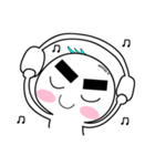 of bushy eyebrows person（個別スタンプ：29）