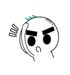 of bushy eyebrows person（個別スタンプ：32）