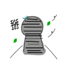 of bushy eyebrows person（個別スタンプ：36）