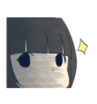 ぱっつん女の子（個別スタンプ：5）