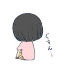 ぱっつん女の子（個別スタンプ：6）