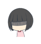 ぱっつん女の子（個別スタンプ：9）