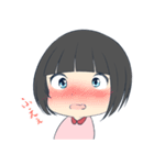 ぱっつん女の子（個別スタンプ：16）