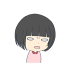 ぱっつん女の子（個別スタンプ：17）