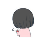 ぱっつん女の子（個別スタンプ：21）