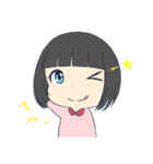 ぱっつん女の子（個別スタンプ：31）