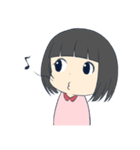 ぱっつん女の子（個別スタンプ：35）