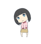 ぱっつん女の子（個別スタンプ：36）