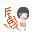 ぱっつん女の子（個別スタンプ：38）