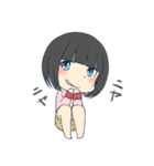 ぱっつん女の子（個別スタンプ：39）