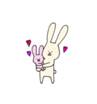 パパうさと子うさ（個別スタンプ：33）